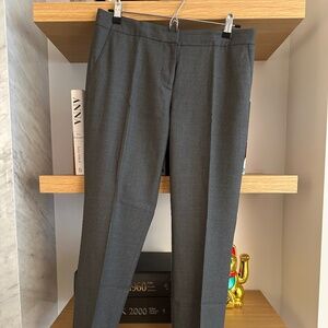 J. Crew Paley Cropped Super 120s Trousers, size 6, dark gray
